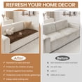thumbnail image 5 of Pet Couch Cover for Dogs, Non-Slip Sofa Slipcover, Soft Fuzzy Washable Furniture Protector Mat for Pets (Brown, 28" x 59"), 5 of 8