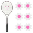 thumbnail image 1 of Tennis Racket Dampener [6PCS] - Funny Flower Shape Silicone Tennis Shock Absorber Racket Vibration Dampener [White], 1 of 7
