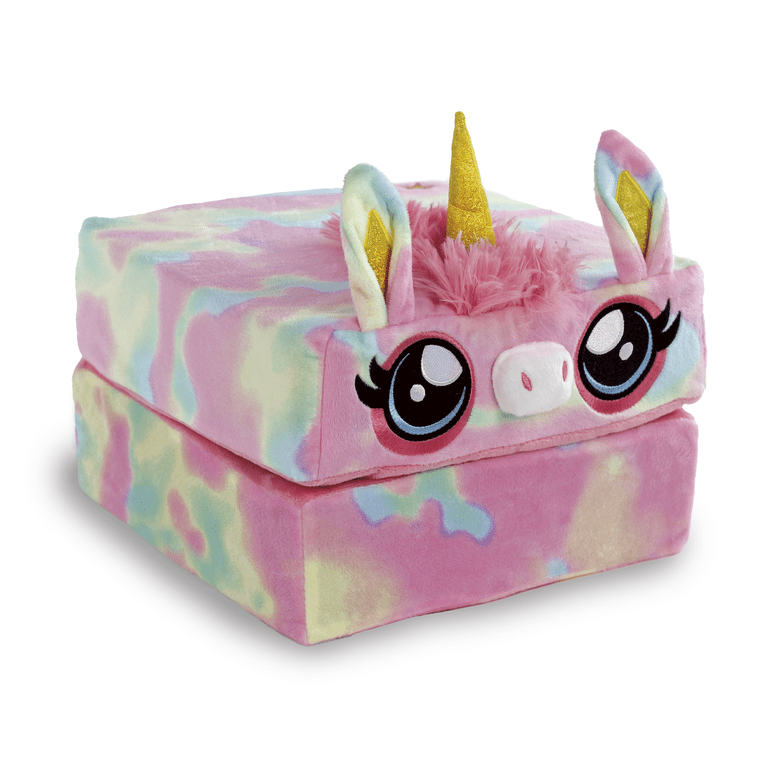 Pillow Cube Kid Cubes Rainbow Unicorn 2-in-1 Toy Pillow photo 1