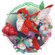 thumbnail image 1 of Kit 5D DIY Con Forma Especial Parcial Cardenales 30x30cm, 1 of 9