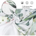 thumbnail image 3 of Eucalyptus Leaf Shower Curtains, Sage Green Spring Botanical Watercolor Plants Bathroom Curtains Bathtub Home Decor Waterproof Fabric Machine Washable with 12 PCS Hooks, 3 of 6