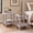 Grey, variant on Ayaya 2-Tier Side Table, Solid Wood Indoor Bedside Table for Small Spaces, Living Room Bedroom Home Office, Black