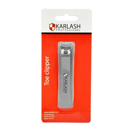 Karlash Stainless Steel Toenail Clipper for Thick Nails Extra Wide Jaw, Curved Blades with Nail