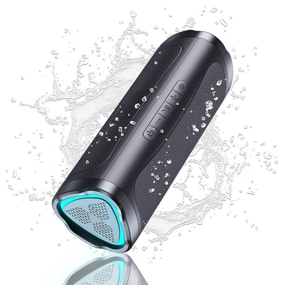 Agiufgs Bluetooth Speaker 20x7.1x2.76 in, Immersive Stereo Sound with Rgb Lights, for Parties Home and Outdoor, Black, 1pcs