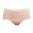 thumbnail image 2 of Gibobby Ropa Interior Elástica para Mujer Pantalones fisiológicos para mujer antes y después de la menstruación pantalones sanitarios triangulares antifugas laterales alargado(Caqui， M), 2 of 4