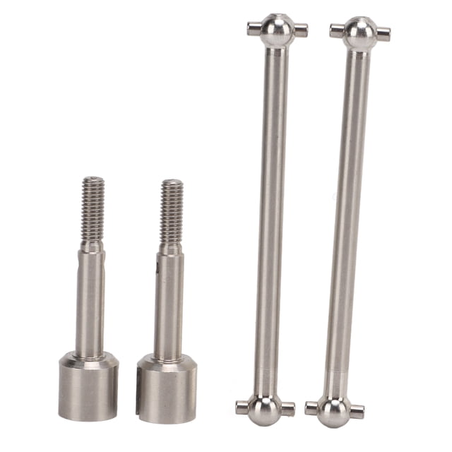 QIILU Rear Drive Shaft Solid Axle RC Stainless Steel Rear Axle Drive Shaft Suitable For Remote Control Enthusiasts,Rear Axle Drive Shaft,Rear Drive Shaft Solid Axle