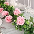 thumbnail image 4 of Zukuco 12 PCS Rose Artificial Flowers, Fake Roses Realistic Silk Roses with Single Stems, Faux Roses Bouquet for Wedding Centerpieces Halloween Party Home Table Decorations (Pink), 4 of 6
