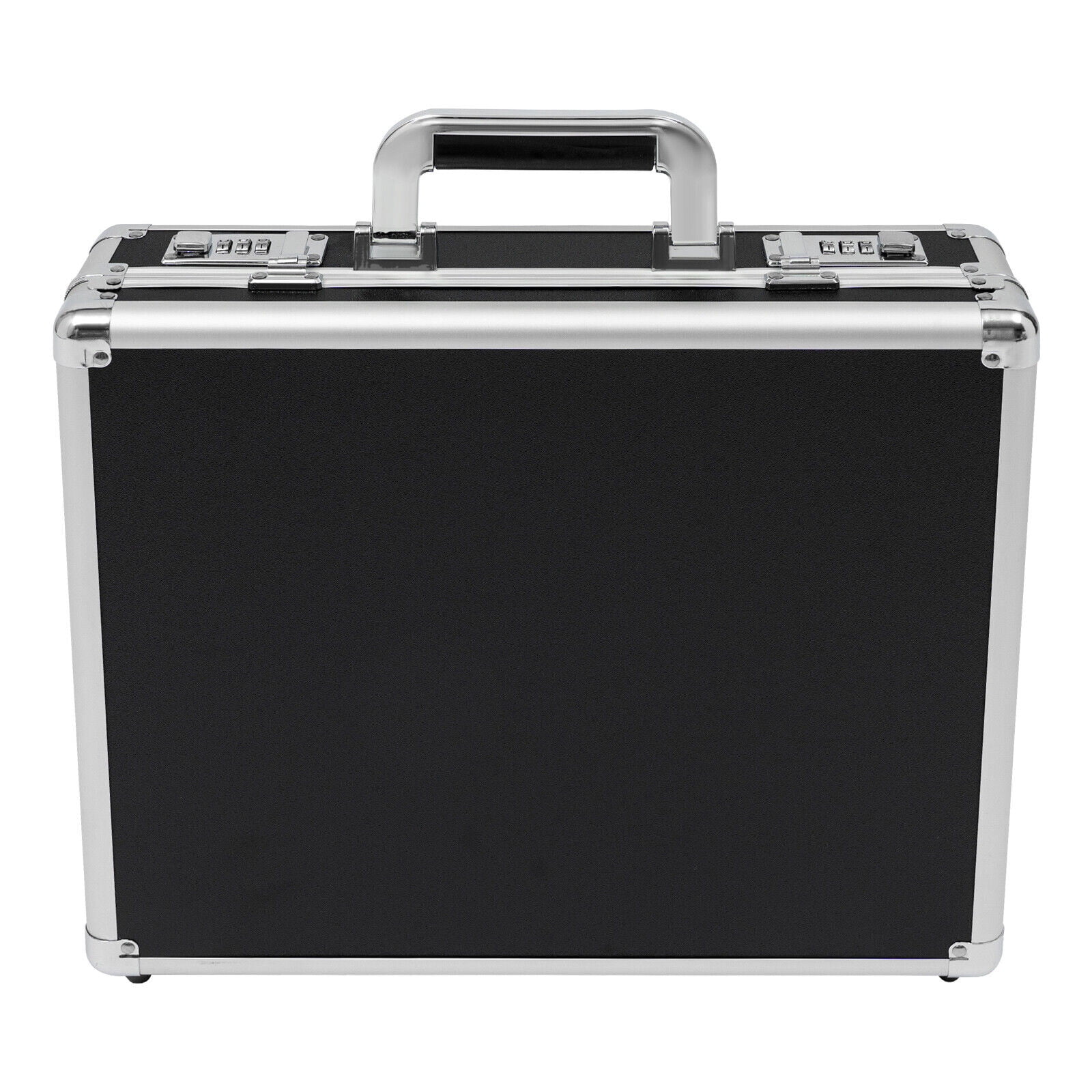 Hard Security Briefcase with Dual Combination Locks for Bussiness Men and Women