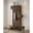 Rustic Brown, variant on Demi Bonn Wall-Mounted Entryway Coat Rack, 5 Metal Hooks & Upper Storage Cabinet, Rustic Brown