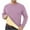 Purple, variant on RYRJJ Men's Crewneck Sweatshirt Warm Sherpa Lined Sweatshirts Basic Winter Fleece Thick Pullover Tops(Beige,M)