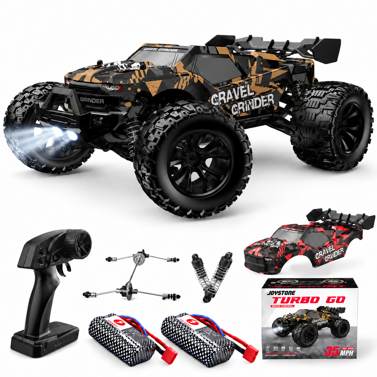 JoyStone 1/14 4WD RC Monster Truck, 35+ MPH Off-Road photo 8
