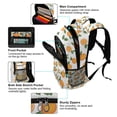 thumbnail image 5 of FORMRS Kids School Backpack Elementary Student Unisex Travel Bookbag with Reflective Stripes, Orange, 5 of 7