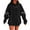 Black, variant on Moxiu Oversized Hoodie Women Plus Size Halloween Sweatshirts Fleece Hooded Pullover 2025 Ghost Print Festivel Sweater Hoodies Black,S