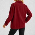 thumbnail image 5 of Tqcoqu Womens Button Front Corduroy Jacket, Solid Lapel Collar Long Sleeve Open Shirt Coat with Pockets, 2026 Fall Trendy Clothes, 5 of 6