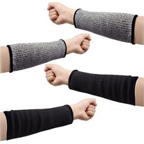 2 Pairs Forearm Sleeve, Cut Resistant Sleeves for Men and Women Arm Protectors for Thin Skin Protective Cut Resistant Welding Sleeves for Garden Kitchen Cooking Welding