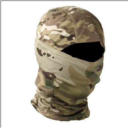 Tactical Balaclava Camo Face Mask UV Protection Ski Sun Hood Cover for Men Women