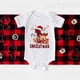 thumbnail image 4 of Es mi primer mono navideño con estampado de ciervos para bebé, mono de ciervo para recién nacido, mono de manga corta para niños y niñas, ropa de fiesta para bebés, 4 of 5