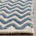 thumbnail image 3 of Safavieh Cotton Kilim 5' X 8' Handmade Cotton Rug in Blue and Ivory, 3 of 4