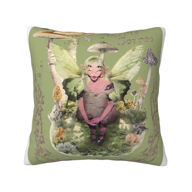 Fundas de almohada de terciopelo Melanie Martinez, fundas de almohada decorativas suaves y acogedoras con cremallera oculta para dormitorio, sofá, sillón, funda de almohada de terciopelo