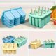 thumbnail image 2 of Moldes reutilizables for paletas heladas, máquina for hacer paletas heladas de fácil liberación (paquete de 1 unidad o 2, verde y azul), 2 of 5