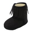thumbnail image 2 of Newborn Baby Girls Snow Boots Infant Toddler Nonslip Tassel Soft Bottom Cotton Warm Boots for 0-18M Autumn Winter, 2 of 3