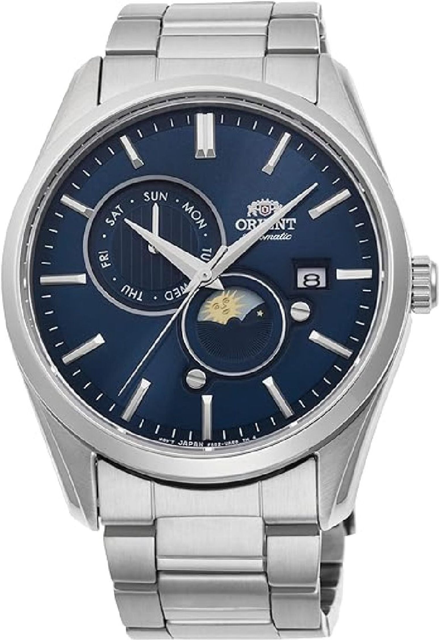 Orient Sun and Moon Blue Dial Men's Watch RA-AK0308L10B