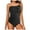 Gray, variant on GEWSEY One Shoulder One Piece Swimsuit Women Tummy Control Modest Bathing Suits Full Coverage Swimming Suits Swimwear Dark Gray, L