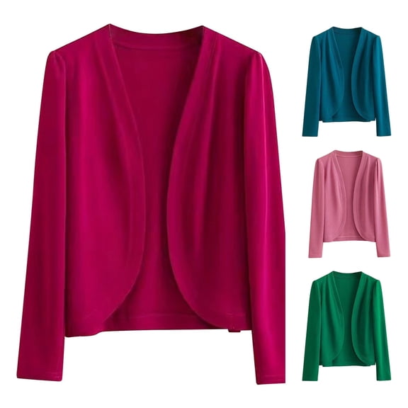 HCYSFG Womens Solid Color Cardigan Sweater V Neck Button Front Long Sleeve Classic Fit Lightweight Knit Everyday Layering Tops