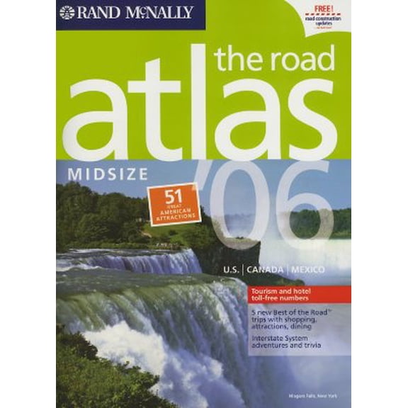 Rand McNally Midsize Road Atlas: Rand McNally Midsize the Road Atlas : U.S./Canada/Mexico (Paperback)