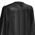 thumbnail image 3 of Endea Graduation Shiny Black Graduation Gown, 3 of 8