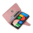 thumbnail image 2 of Case for Google Pixel 4A 5G Magnetic Leather Zipper Wallet Cover Card Holder, 2 of 5