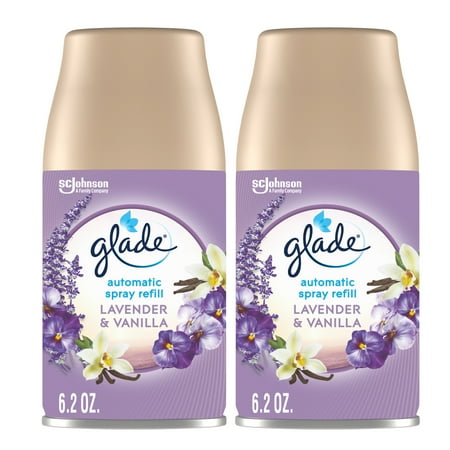 Glade Automatic Spray Air Freshener - Lavender & Vanilla - 6.2oz/2pk