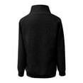 thumbnail image 6 of GigrtiJin Women's Casual Blouses Turtleneck Long Sleeves Pullover Button Tops Fashion Comfy Loose Sweatshirts, 6 of 9