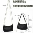 thumbnail image 3 of KAWELL Small Tote Shoulder Bags for Women Classic Crossbody Bags Cute Clutch Purse Handbag, 3 of 6