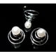 thumbnail image 2 of 12 piezas hermoso cabello blanco espirales horquillas horquillas boda nupcial joyería nupcial accesorios para el cabello nupcial Namotu LKX-1475, 2 of 7