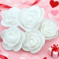 thumbnail image 4 of AuroraX Valentines Day Rose Petals White 100 Pcs Artificial Rose Flower Heads Decorative Romantic Love Decorations for Home Party Anniversary Valentine'S Day Gifts for Him Her Couples, 4 of 6