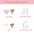 thumbnail image 3 of Banner Neyeidru Happy Galentines Day, rosa con purpurina en forma de corazón, 3 of 7