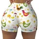 thumbnail image 2 of Fotbe Chickens A Shorts Sin Costuras – Shorts Deportivos de Cintura Alta para Mujer, Elásticos para Gimnasio, Yoga, Running o Ciclismo-Medium, 2 of 8