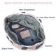 thumbnail image 5 of Bolsa de Playa G4Free Impermeable y a Prueba de Arena Gran Capacidad Rosa, 5 of 7