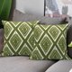 thumbnail image 2 of Alysheer Fundas De Almohada Decorativas Bordadas, 18.0 X 18.0 In, Juego De 2 Piezas, Estilo Bohemio, Geométrico, Moderno, Elegante, Clásico, Fundas De Cojín De Algodón Para Sofá, Cama, Sala De Estar (, 2 of 5