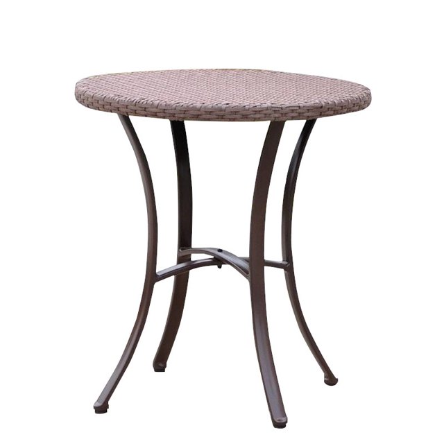 International Caravan Table de Bistrot Patio Barcelona en Marron Antique