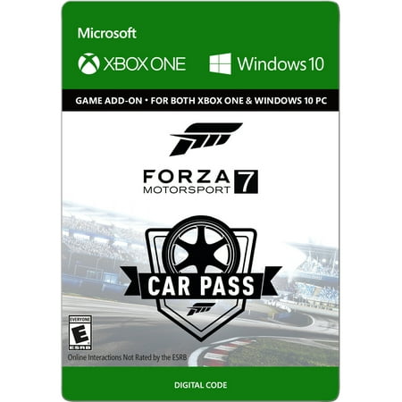 Xbox One and Win 10 Forza Motorsport 7: Car Pass (email