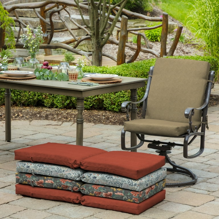 Hamilton Texture Deep Seat Outdoor Cushion Set Tan - Arden Selections