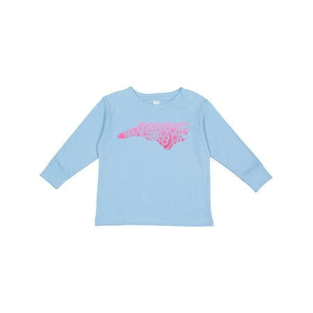

Inktastic North Carolina Silhouette Mandala Gift Toddler Boy or Toddler Girl Long Sleeve T-Shirt