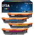 thumbnail image 1 of Paquete de 4 cartuchos de tóner de repuesto para HP 212A para M555, 1 of 6
