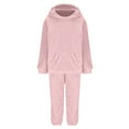 thumbnail image 6 of SUYIDA Womens Pajama Sets Winter,Cozy Set With Hooded Pullover And Comfy Pants Featuring Convenient Pocket For Relaxation And Everyday Wear - Light Pink, 6 of 6