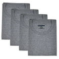 thumbnail image 3 of Different Touch 4 Pack Men BIG and TALL 100% Cotton Crew Neck Short Sleeve T-Shirts, 3 of 3