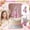 D, variant on 1-Piece White to Pink Ombre Crown Number Birthday Candle, Cake Topper for Elegant & Glamorous Parties Number 7