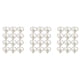 thumbnail image 1 of 36 Piezas de Hebilla de Servilleta de Perlas Servilleteros Servilletero Circular para Boda Suministros de Hotel Decoración de Mesa, Plata, 1 of 5