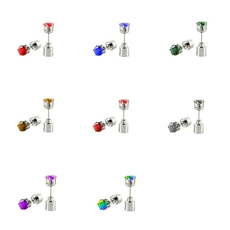 

MEGAWHEELS Led Earrings|Changing Color Light Up LED Earrings Studs Flashing Blinking Earrings|Dance Party Accessories Decoration Christmas Gifts For Men Women Mom Wife Girlfriend Friend Boyfriend